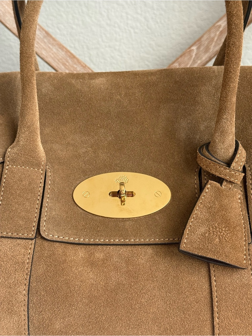 Mulberry suede bayswater bag - Picture 5 of 12